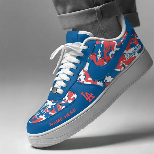 [HOMERUN DEAL] NEW CUSTOMIZED MLB02 LAD LOS ANGELES DODGERS AF1 SHOES