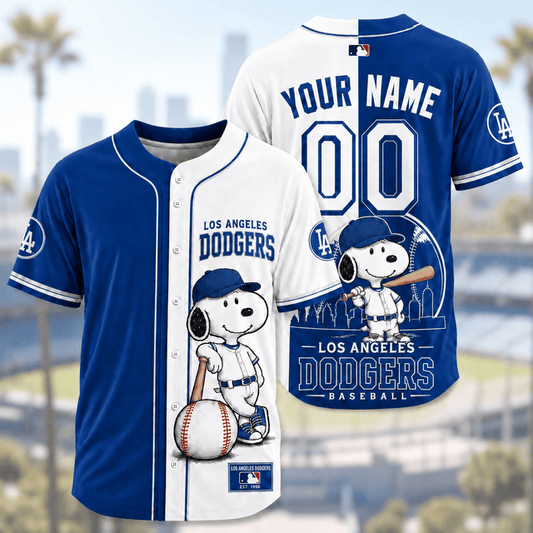 [HOMERUN DEAL] NEW CUSTOMIZED MLB02 LAD LOS ANGELES DODGERS BASEBALL JERSEY