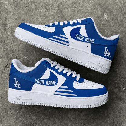[HOMERUN DEAL] NEW CUSTOMIZED MLB02 LAD LOS ANGELES DODGERS AF1 SHOES