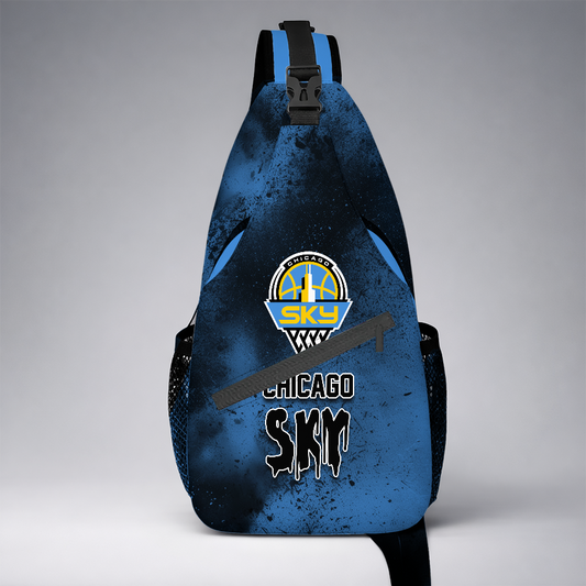 [HOOPS SPECIAL] NEW CUSTOMIZED WNBA02 CCS CHICAGO SKY SLING BAG