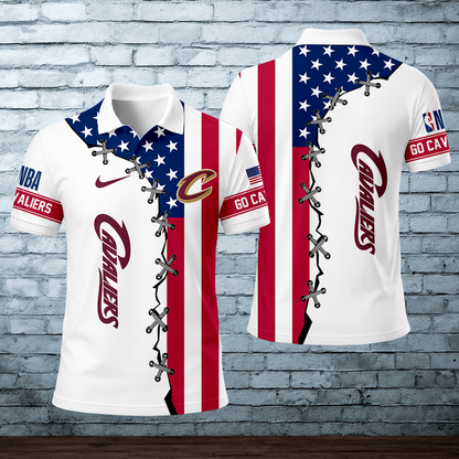 [HOT DEAL] NEW CUSTOMIZED NBA02 CCA CLEVELAND CAVALIERS POLO SHIRT