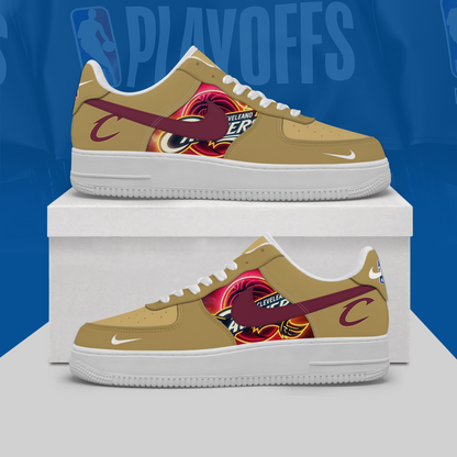 [SLAM DUNK DEAL] NEW CUSTOMIZED NBA02 CCA CLEVELAND CAVALIERS AF1 SHOES