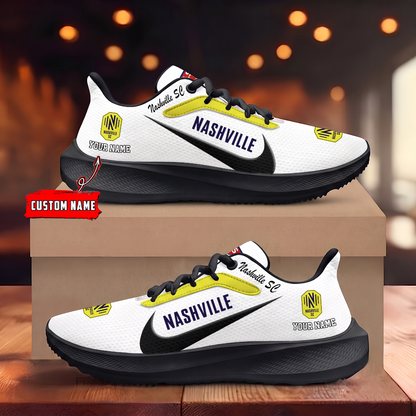 [GOAL DEAL] NEW CUSTOMIZED MLS02 NSC NASHVILLE SC ROAD RUNNING SHOES