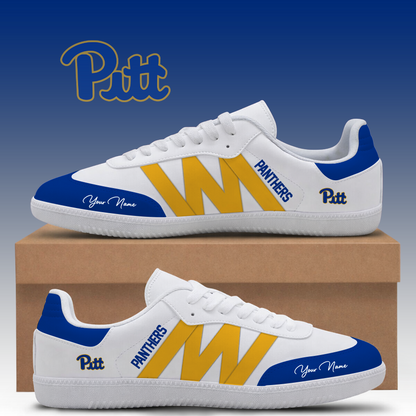 [TOUCHDOWN DEAL] NEW CUSTOMIZED NCAA FBS02 PIP PITTSBURGH PANTHERS CLASSIC SNEAKERS
