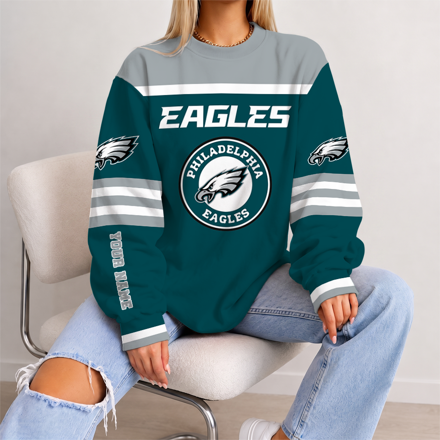 [TOUCHDOWN DEAL] NEW CUSTOMIZED NFL02 PPE PHILADELPHIA EAGLES UNISEX SWEATSHIRT