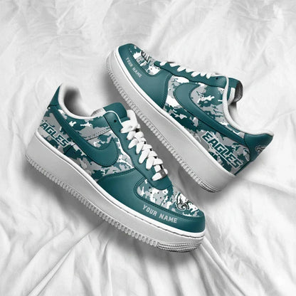 [TOUCHDOWN DEAL] NEW CUSTOMIZED NFL02 PPE PHILADELPHIA EAGLES AF1 SNEAKERS