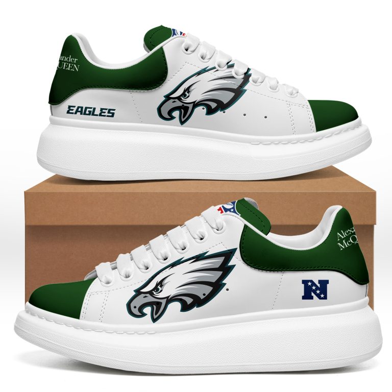 [TOUCHDOWN DEAL] NEW CUSTOMIZED NFL02 PPE PHILADELPHIA EAGLES MCQUEEN SHOES