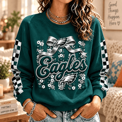 [TOUCHDOWN DEAL] NEW CUSTOMIZED NFL02 PPE PHILADELPHIA EAGLES  UNISEX SWEATSHIRT