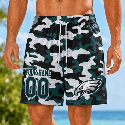 [TOUCHDOWN DEAL] NEW CUSTOMIZED NFL02 PPE PHILADELPHIA EAGLES SHORT PANTS
