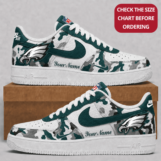[TOUCHDOWN DEAL] NEW CUSTOMIZED NFL02 PPE PHILADELPHIA EAGLES AF1 SHOES