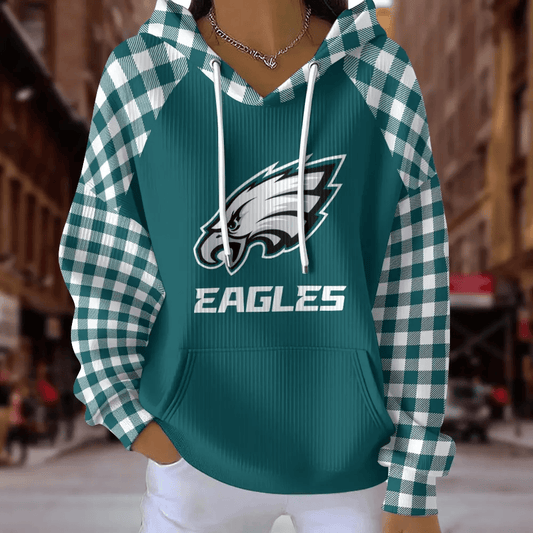 [TOUCHDOWN DEAL] NEW CUSTOMIZED NFL02 PPE PHILADELPHIA EAGLES RIBBED HOODIE & SWEATSHIRT