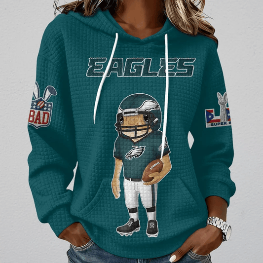 [TOUCHDOWN DEAL] NEW CUSTOMIZED NFL02 PPE PHILADELPHIA EAGLES UNISEX HOODED SWEATSHIRT