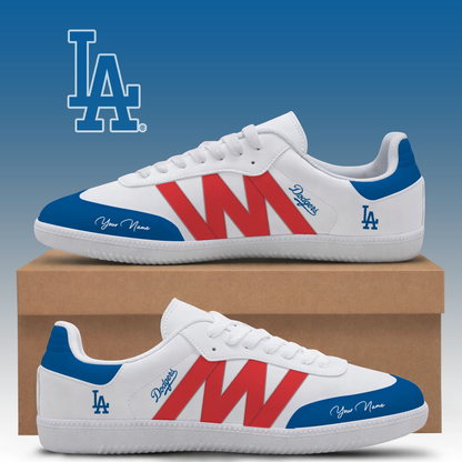 [HOMERUN DEAL] NEW CUSTOMIZED MLB02 LAD LOS ANGELES DODGERS CLASSIC SNEAKERS