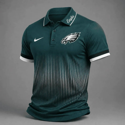 [TOUCHDOWN DEAL] NEW CUSTOMIZED NFL02 PPE PHILADELPHIA EAGLES POLO SHIRT