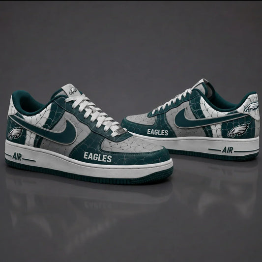 [TOUCHDOWN DEAL] NEW CUSTOMIZED NFL02 PPE PHILADELPHIA EAGLES x SPIDER AF1 SHOES