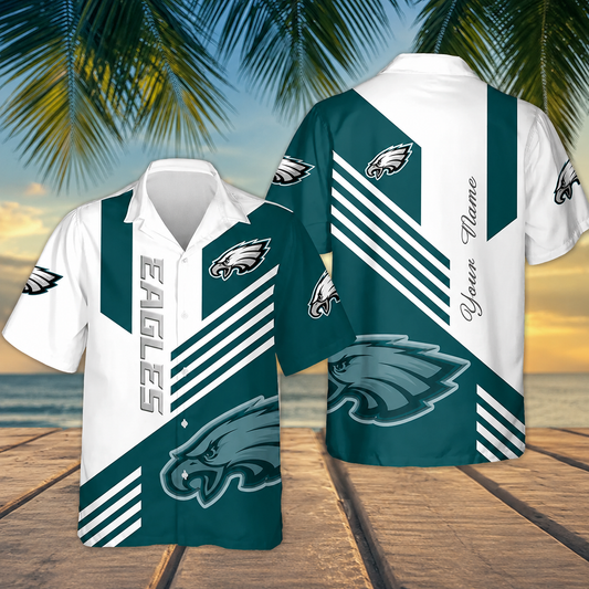 [TOUCHDOWN DEAL] NEW CUSTOMIZED NFL02 PPE PHILADELPHIA EAGLES UNISEX HAWAIIAN SHIRT