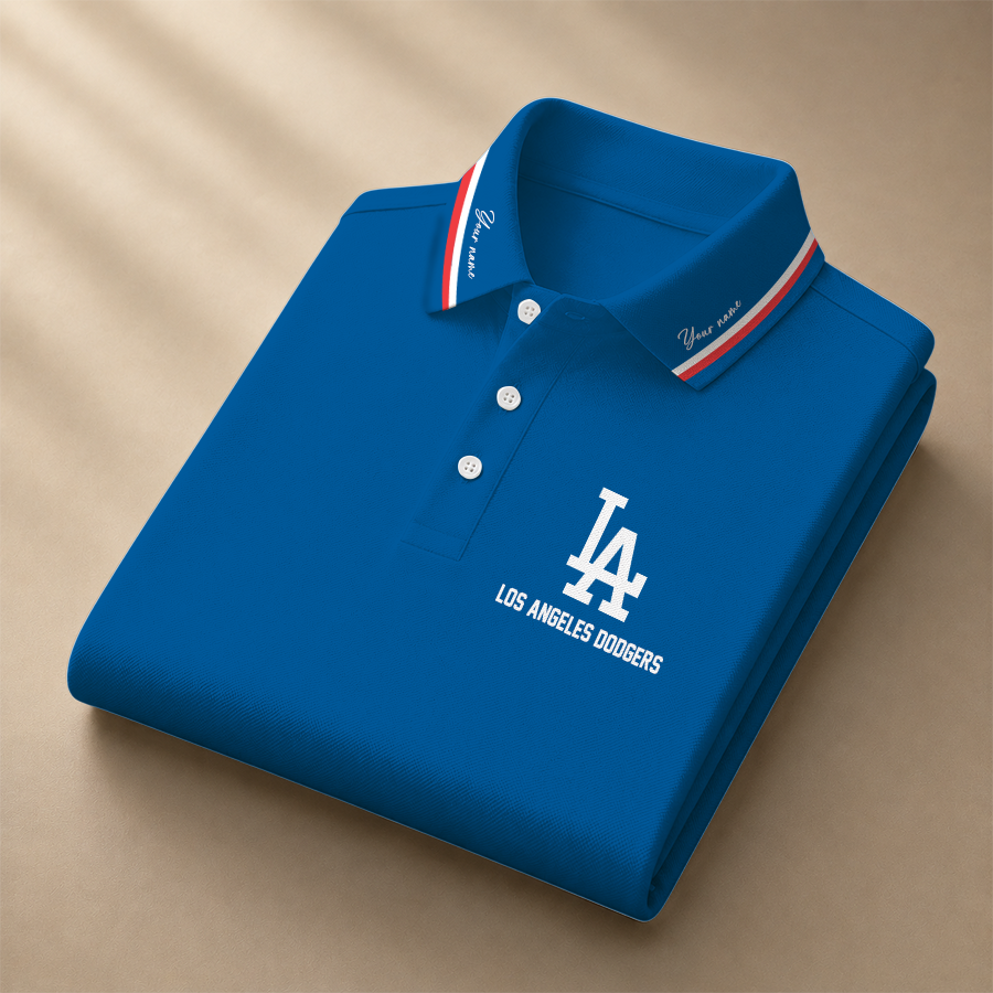 [HOMERUN DEAL] NEW CUSTOMIZED MLB02 LAD LOS ANGELES DODGERS POLO SHIRT
