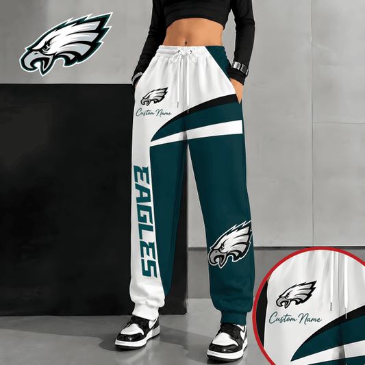 [TOUCHDOWN DEAL] NEW CUSTOMIZED NFL02 PPE PHILADELPHIA EAGLES SWEATPANTS