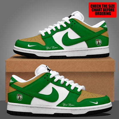 [SLAM DUNK DEAL] NEW CUSTOMIZED NBA03 BCE BOSTON CELTICS DUNK LOW SHOES