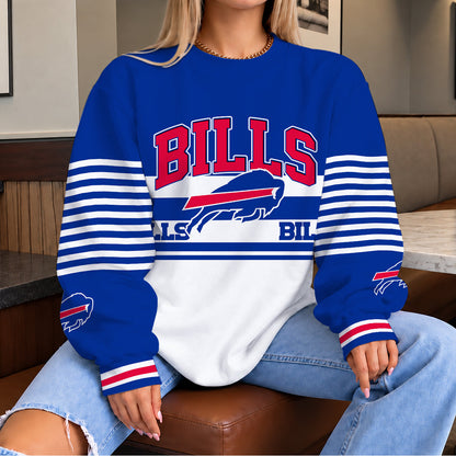 [TOUCHDOWN DEAL] NEW CUSTOMIZED NFL03 BFB THE BILLS UNISEX SWEATSHIRT