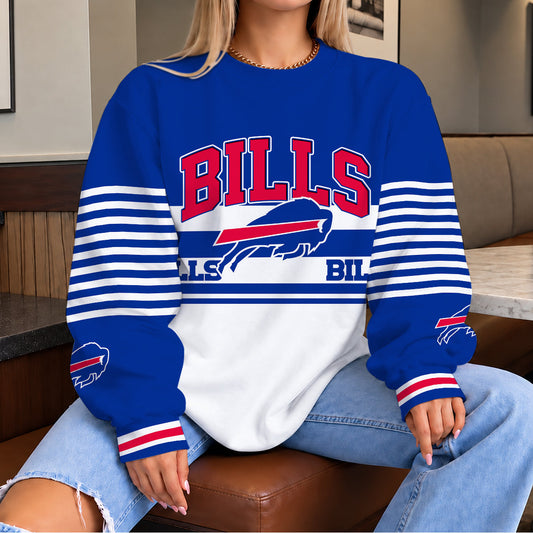 [TOUCHDOWN DEAL] NEW CUSTOMIZED NFL03 BFB THE BILLS UNISEX SWEATSHIRT