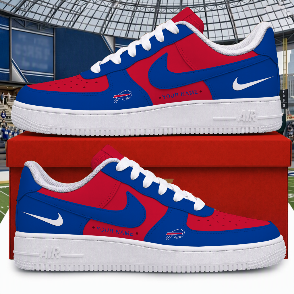 [TOUCHDOWN DEAL] NEW CUSTOMIZED NFL03 BFB BUFFALO BILLS AF1 SHOES