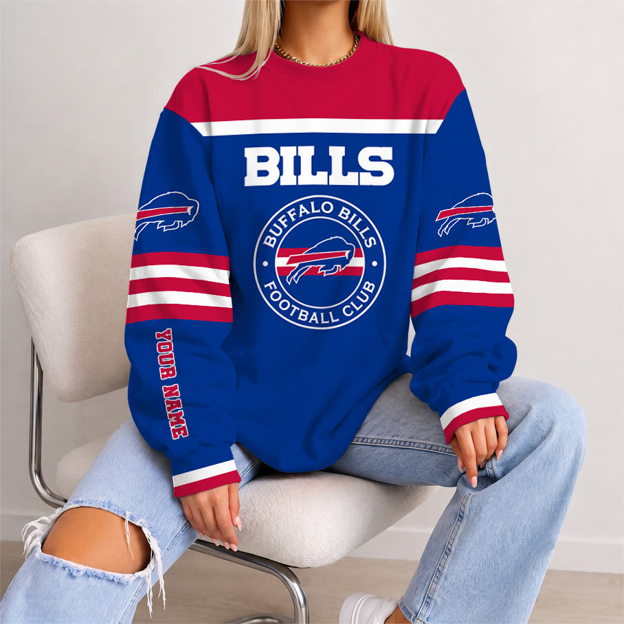 [TOUCHDOWN DEAL] NEW CUSTOMIZED NFL03 BFB BUFFALO BILLS UNISEX SWEATSHIRT