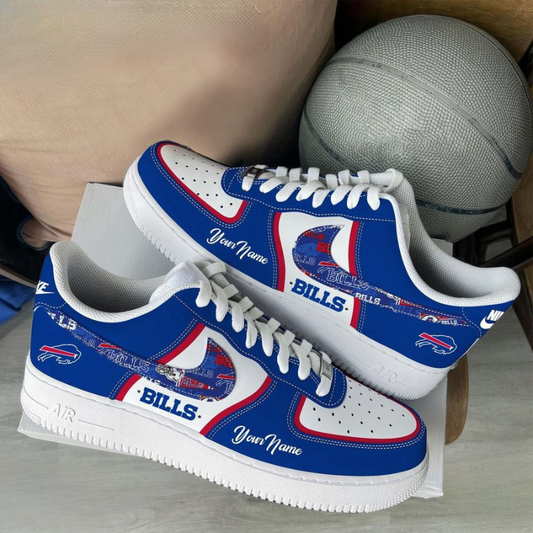 [TOUCHDOWN DEAL] NEW CUSTOMIZED NFL03 BFB BUFFALO BILLS AF1 SNEAKERS