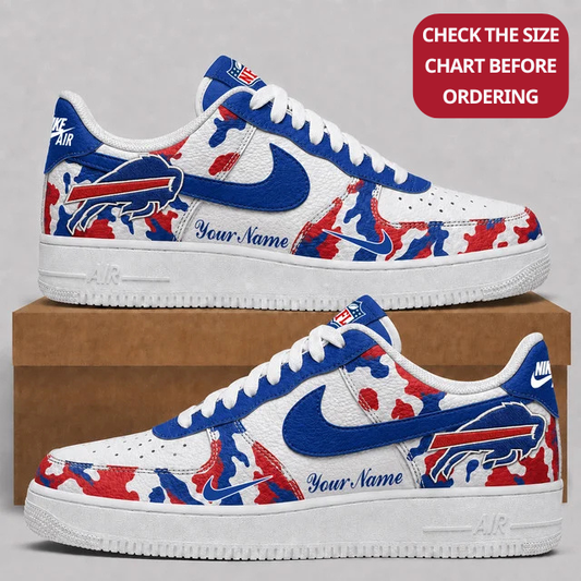 [TOUCHDOWN DEAL] NEW CUSTOMIZED NFL03 BFB BUFFALO BILLS AF1 SHOES