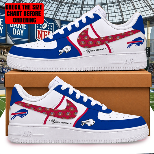 [TOUCHDOWN DEAL] NEW CUSTOMIZED NFL03 BFB BUFFALO BILLS AF1 SHOES