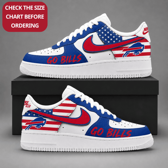 [TOUCHDOWN DEAL] NEW CUSTOMIZED NFL03 BFB BUFFALO BILLS AF1 SHOES