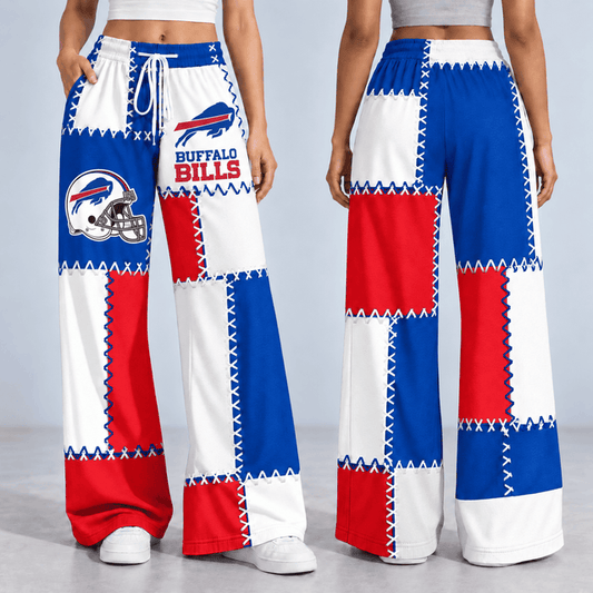 [TOUCHDOWN DEAL] NEW CUSTOMIZED NFL03 BFB THE BILLS LONG PANTS