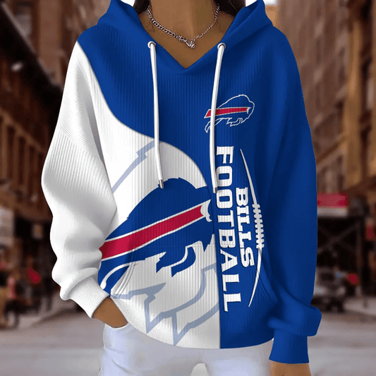 [TOUCHDOWN DEAL] NEW CUSTOMIZED NFL03 BFB BUFFALO BILLS RIBBED HOODIE & SWEATSHIRT