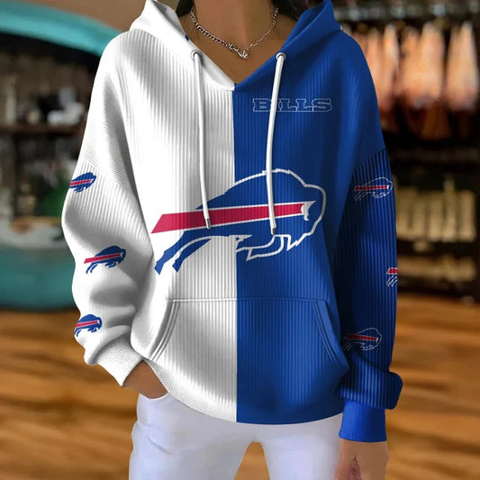[TOUCHDOWN DEAL] NEW CUSTOMIZED NFL03 BFB BUFFALO BILLS RIBBED HOODIE & SWEATSHIRT