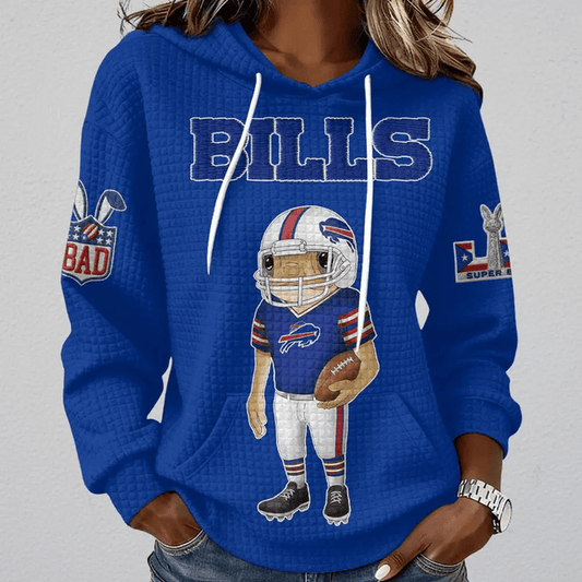 [TOUCHDOWN DEAL] NEW CUSTOMIZED NFL03 BFB BUFFALO BILLS UNISEX HOODED SWEATSHIRT