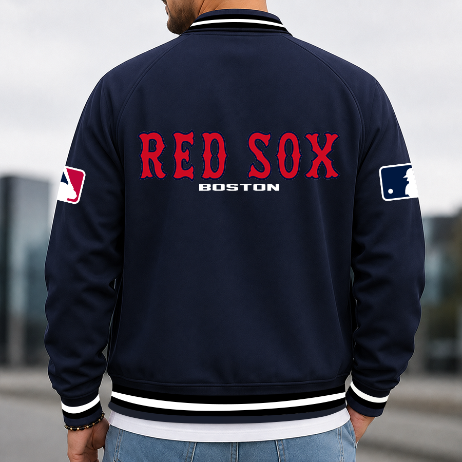 [HOMERUN DEAL] NEW CUSTOMIZED MLB03 BRS BOSTON RED SOX MULTICOLOR MEN'S CASUAL JACKET