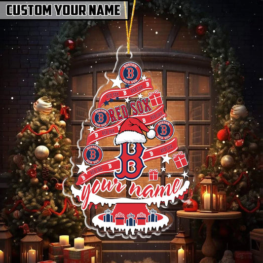 [HOMERUN DEAL] NEW CUSTOMIZED MLB03 BRS BOSTON RED SOX CHRISTMAS ACRYLIC ORNAMENT