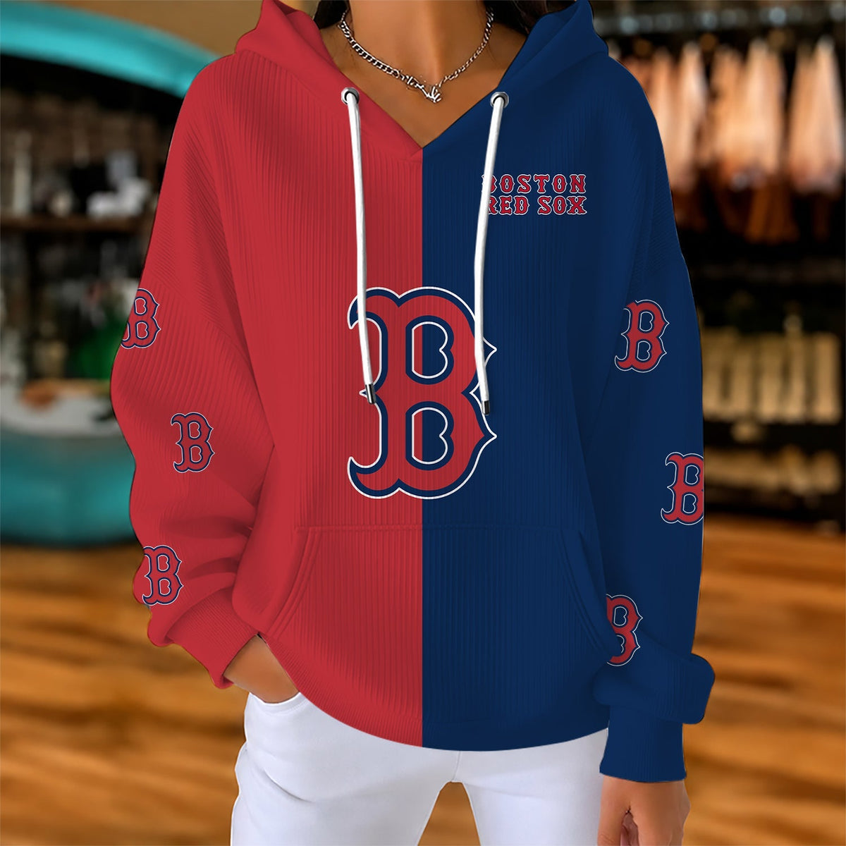 [HOMERUN DEAL] NEW CUSTOMIZED MLB03 BRS BOSTON RED SOX RIBBED HOODIE & SWEATSHIRT