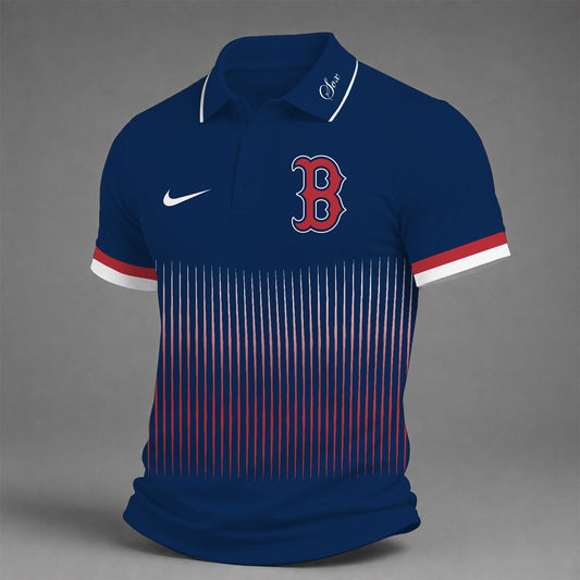 [HOMERUN DEAL] NEW CUSTOMIZED MLB03 BRS BOSTON RED SOX POLO SHIRT