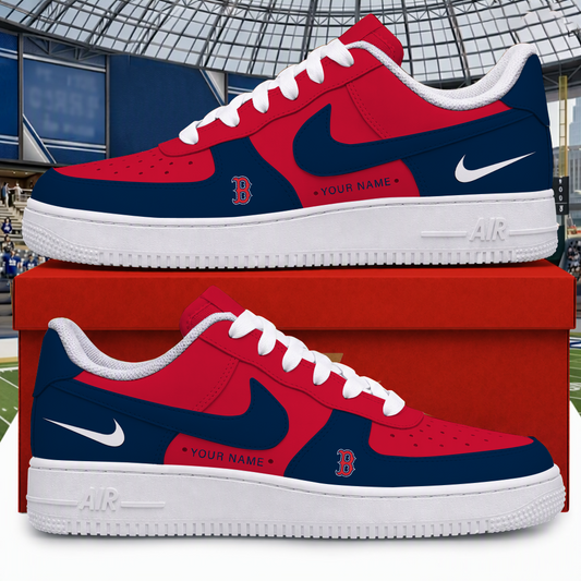 [HOMERUN DEAL] NEW CUSTOMIZED MLB03 BRS BOSTON RED SOX AF1 SHOES