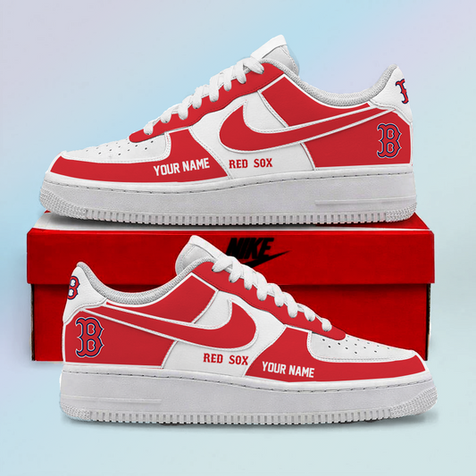 [HOMERUN DEAL] NEW CUSTOMIZED MLB03 BRS BOSTON RED SOX AF1 SHOES