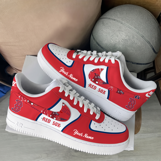 [HOMERUN DEAL] NEW CUSTOMIZED MLB03 BRS BOSTON RED SOX AF1 SHOES