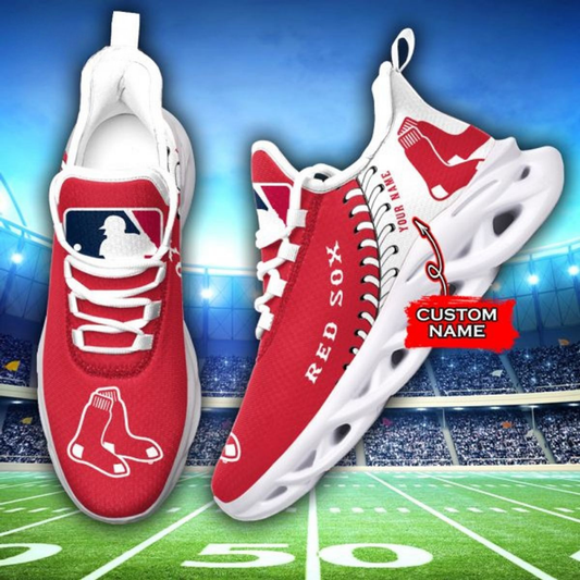 [HOMERUN DEAL] NEW CUSTOMIZED MLB03 BRS BOSTON RED SOX MAX SOUL SHOES