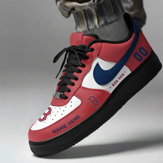 [HOMERUN DEAL] NEW CUSTOMIZED MLB03 BRS BOSTON RED SOX AF1 SHOES