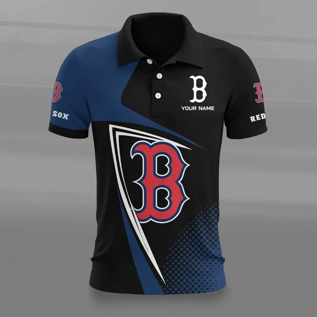 [HOMERUN DEAL] NEW CUSTOMIZED MLB03 BRS BOSTON RED SOX POLO SHIRT