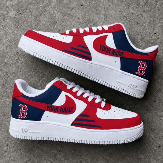 [HOMERUN DEAL] NEW CUSTOMIZED MLB03 BRS BOSTON RED SOX AF1 SHOES