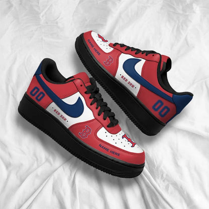 [HOMERUN DEAL] NEW CUSTOMIZED MLB03 BRS BOSTON RED SOX AF1 SHOES