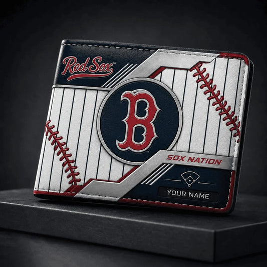 [HOMERUN DEAL] NEW CUSTOMIZED MLB03 BRS BOSTON RED SOX LEATHER WALLET