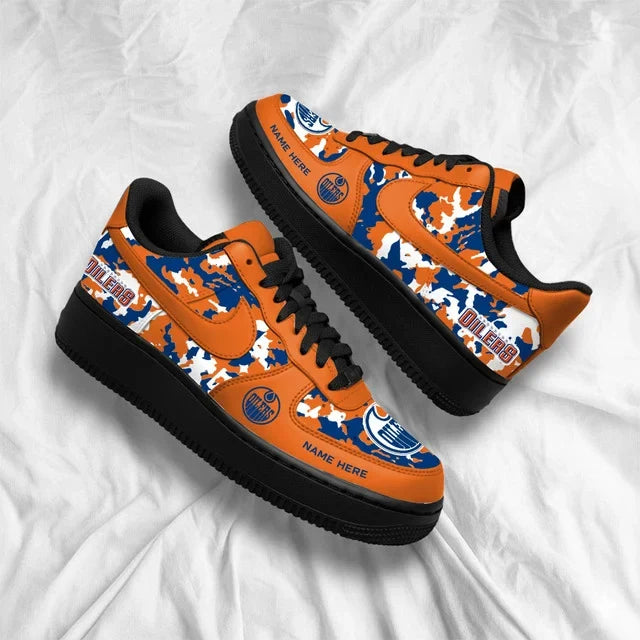 [PUCK DROP DEAL] NEW CUSTOMIZED NHL03 EMO EDMONTON OILERS AF1 SHOES