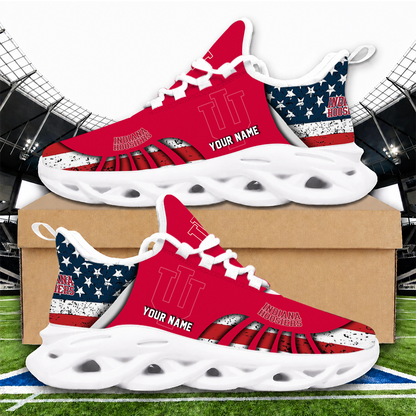 [SLAM DUNK DEAL] NEW CUSTOMIZED NCAA MAM03 IDH INDIANA HOOSIERS STRAPPY UNISEX CLUNKY SNEAKERS